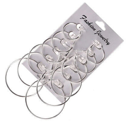 Creolen/Hoop Earrings 6pcs. Set