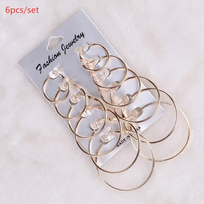 Creolen/Hoop Earrings 6pcs. Set