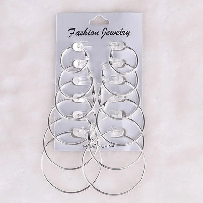 Creolen/Hoop Earrings 6pcs. Set